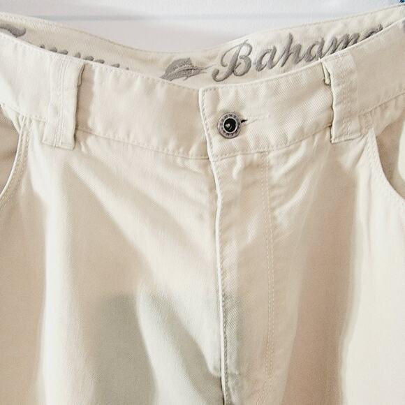 Tommy Bahama 5 Pocket Pants Men's 38x30 Khaki Stretch Tencel Blend Tan - Picture 2 of 16